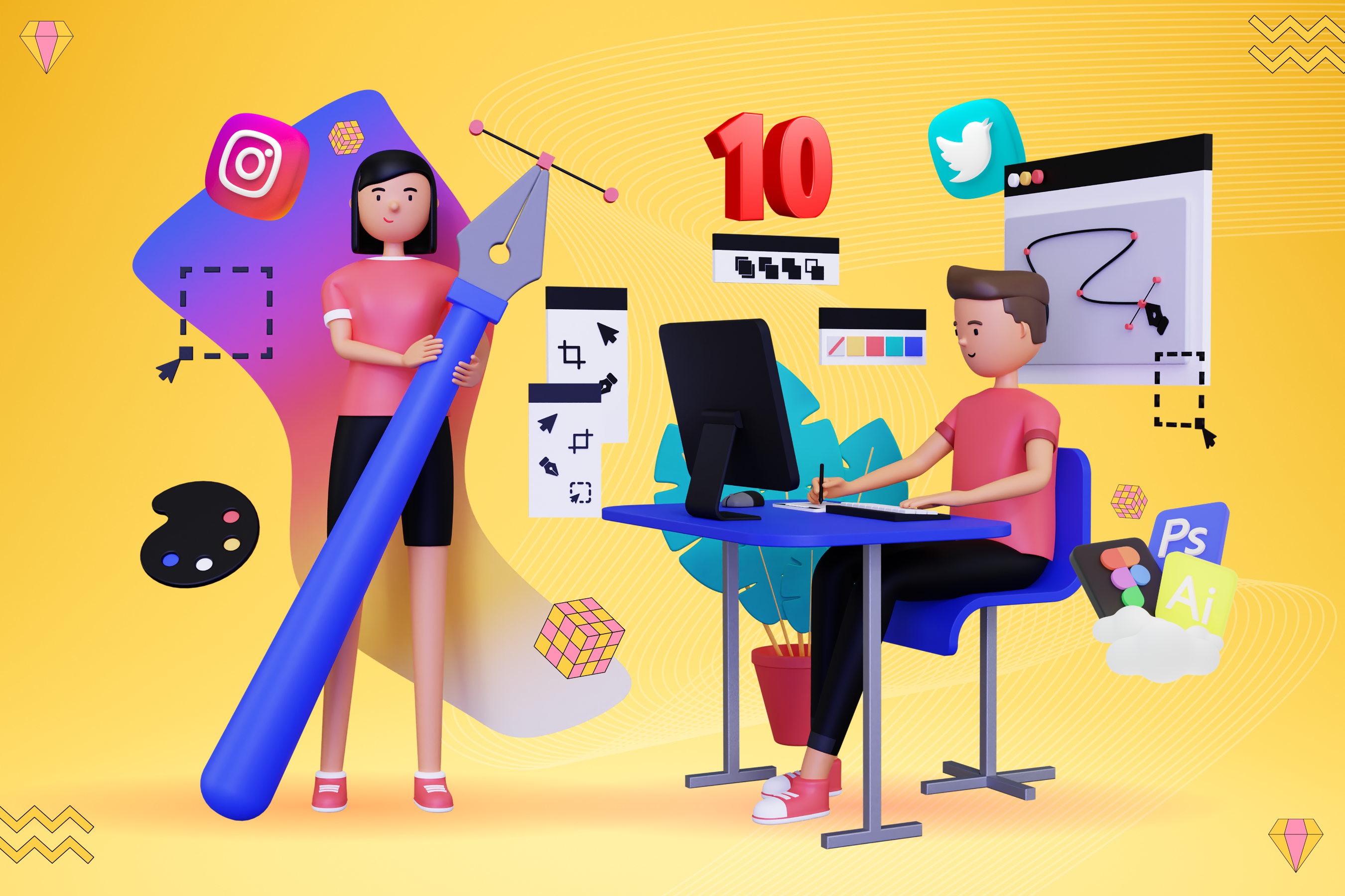 10 best graphic design tools for social media graphics (free & paid ...